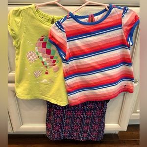EUC Tommy Hilfiger 3 pieces bundle T-shirt 4T toddler girl